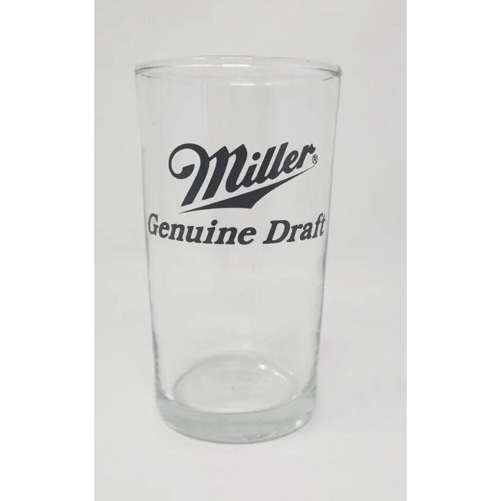 Vintage‎ Miller Genuine Draft Beer Glass 6oz 4.5" x 2.5" Taster Glass MS1